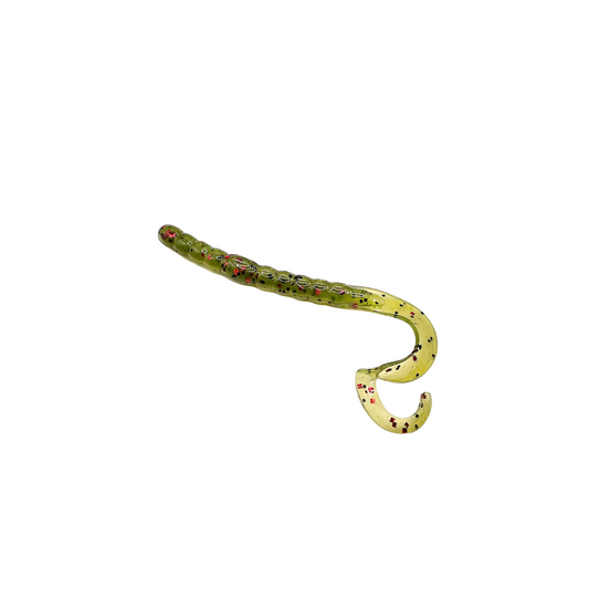 7.5" OKIE Curl Tail Worm (8 Pack)